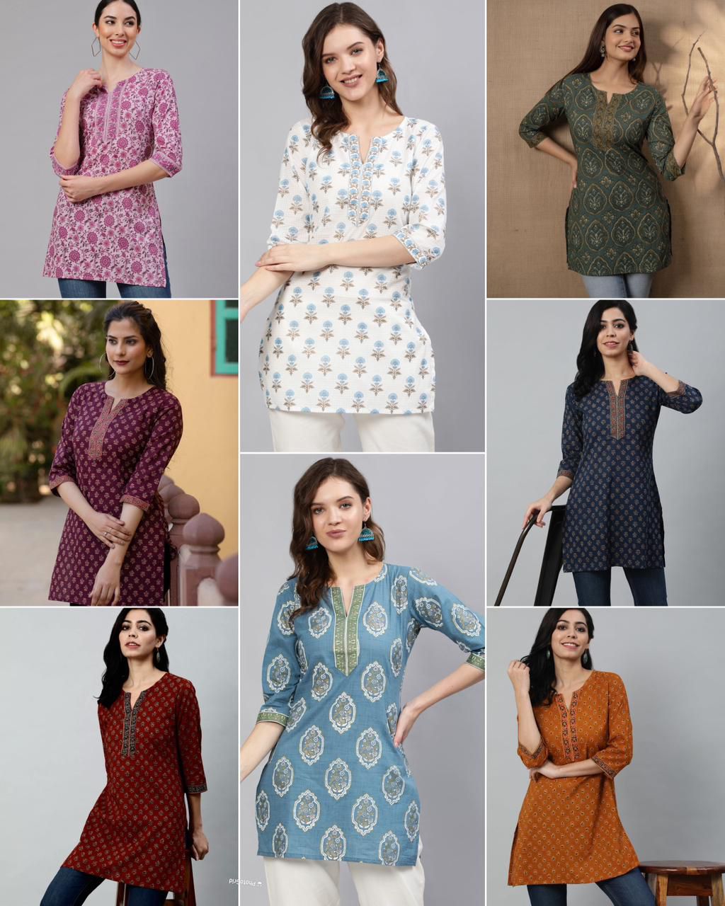Blush 2.0 Summer Daily Wear Cotton Printed Ladies Top Wholesale Price In Surat